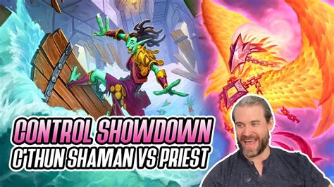 Hearthstone Control Showdown C Thun Shaman VS Priest YouTube