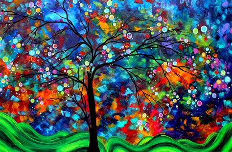 Abstract Glass Paintings Effects