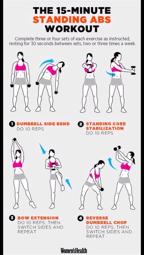 Standing Ab Exercises For Women Advanced Homeabworkout