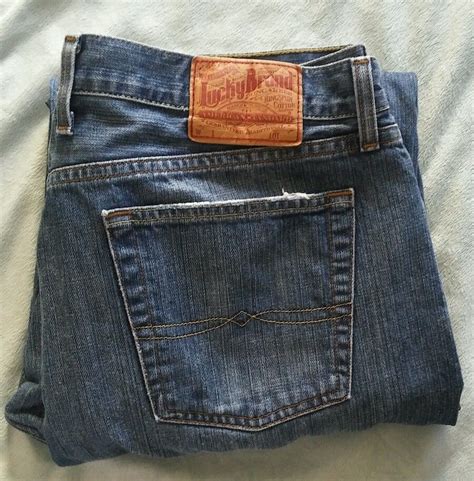 Mens Lucky Brand Denim Jeans Sz 36 Long Inseamlength Loose Fit Lucky Brand Denim Lucky Brand