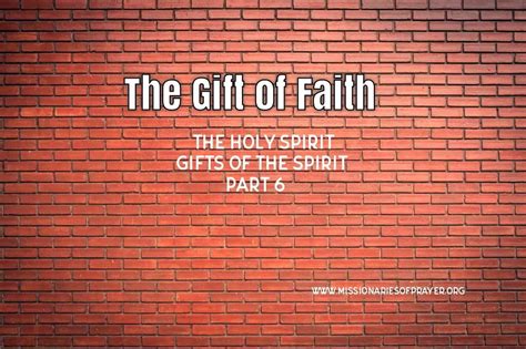 The T Of Faith Ts Of The Spirit Part 6