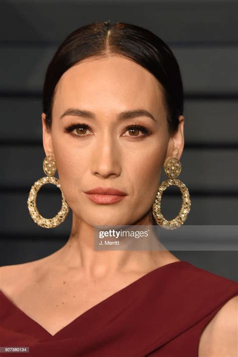 Maggie Q Attends The 2018 Vanity Fair Oscar Party Hosted By Radhika