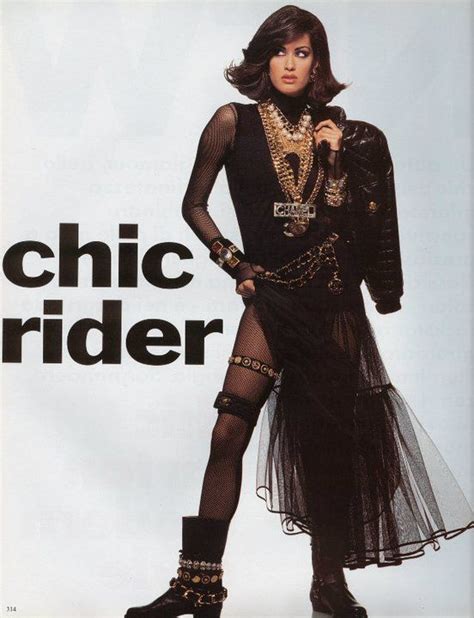 Vogue Italia September 1991 Chic Rider Models Yasmeen Ghauri And Linda
