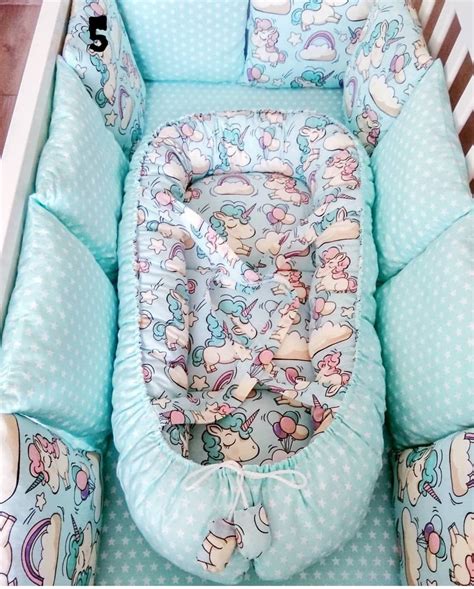 Baby Crib Bedding Set Unicorn Baby Crib Bumper Unicorn Newborn Etsy