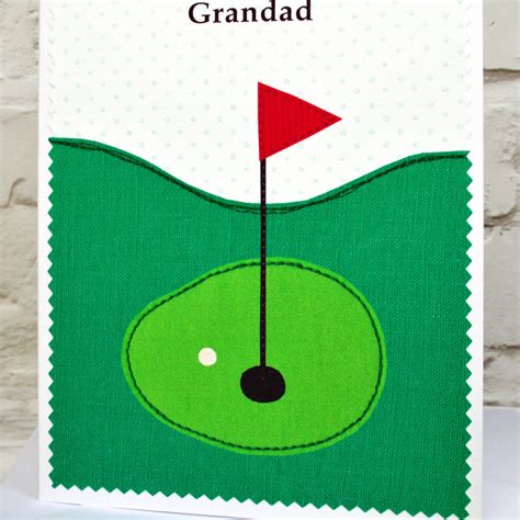 Golf Personalised Birthday Card By Jenny Arnott Cards And Ts