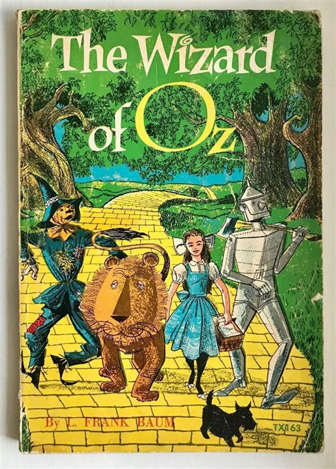 Vintage Book The Wizard Of Oz By L Frank Baum Etsy