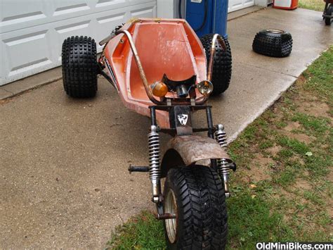 Vintage 70's trirod tri rod 3 wheeler trike, estoration started, eeds completed, o engine, rake cables plus a few small parts. Tri sport parts bike for sale | OldMiniBikes.com