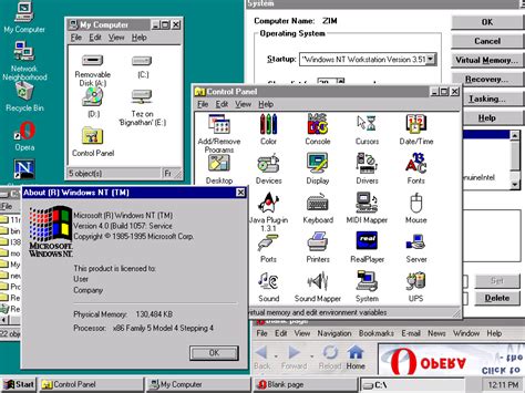 Taskbar For Windows Nt 351 Operating System Revival