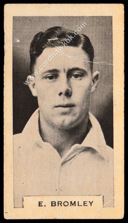 Connells Prominent Cricketers 1934 E Bromley Victoria