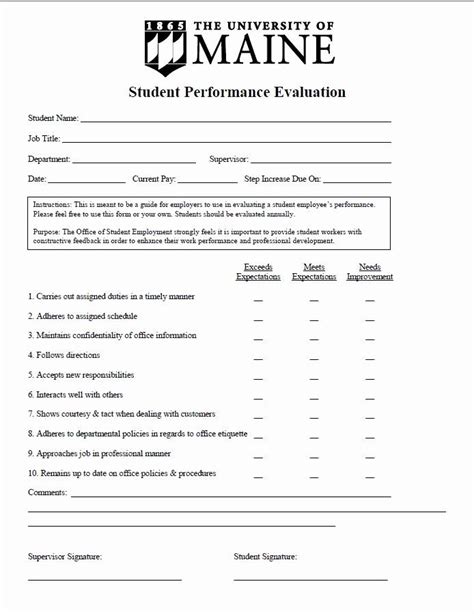Here are some examples of positive employee actions. Student Performance Evaluation Examples Best Of Student ...