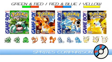 Pokémon Red Green Blue Yellow