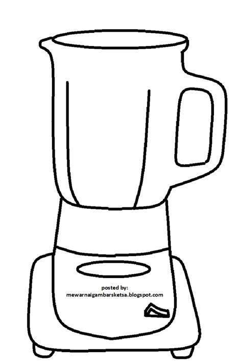 Desain dapur minimalis masa kini. Mewarnai Gambar: Gambar Sketsa Peralatan Dapur