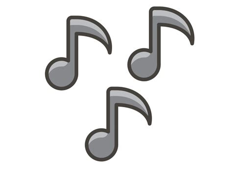Musical Notes Emoji Icon Png Transparent Emoji