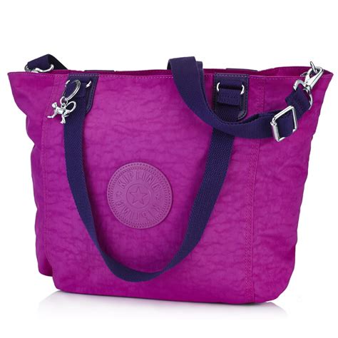Kipling Shopper Combo Large Shoulder Bag With Removable Strap Qvc Uk