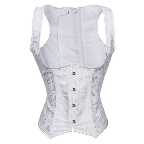 Classic Embroidered Steampunk Hourglass Underbust Costume Vest Corset