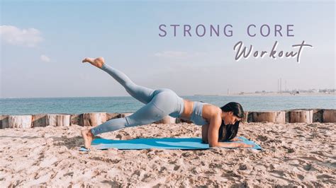 Strong Abs Workout Beach Edition Youtube