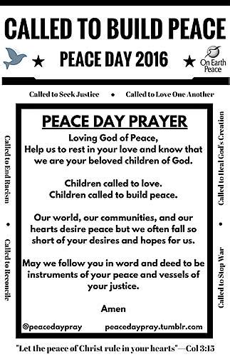 Peace Day Bulletin Inserts And Posters Are Available From On Earth