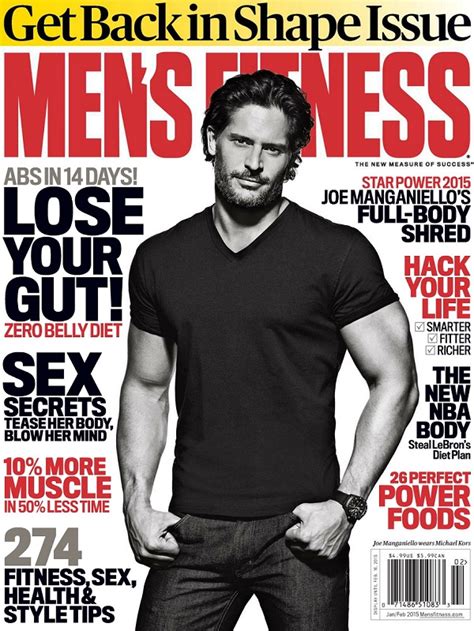 Joe Manganiello Covers Mens Fitness Januaryfebruary 2015 Issue The