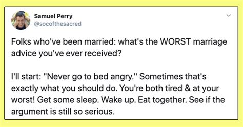 People Are Tweeting Out “the Worst Marriage Advice” They Ever Got