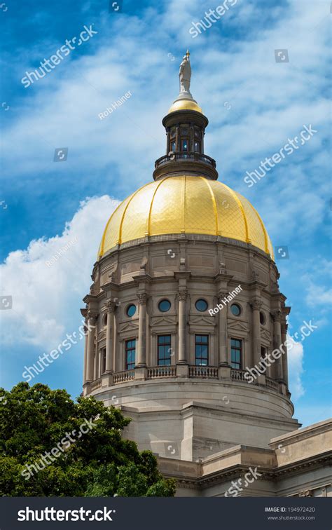 Gold Dome Georgia Capitol Atlanta Stock Photo 194972420 Shutterstock