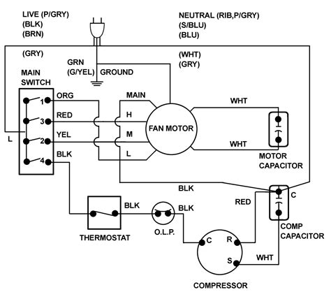 Electronic engineering makes our daily life more and more relaxable. Compressor Start Capacitor Wiring Diagram Diagrams Schematics For Starting | Thermostat wiring ...