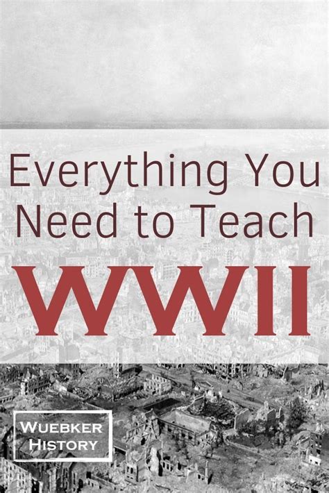 Pin On World War Ii Lesson Plans