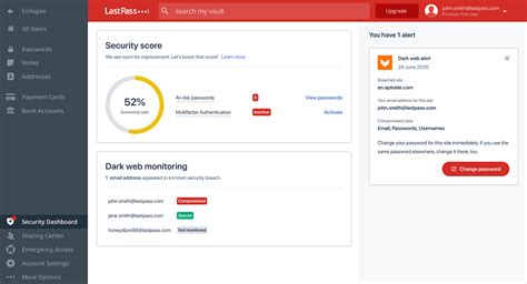 Lastpass Adds New Security Dashboard And Dark Web Monitoring Features