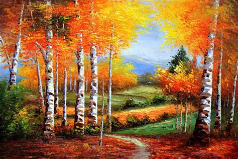 Fall Landscape Painting At Explore Collection Of
