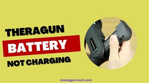 Theragun Battery Not Charging Troubleshooting Steps Massage Crunch