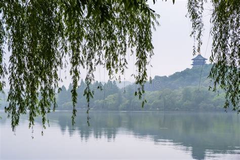 View Of Leifeng Pagoda At Xihu Lake The West Lake Of Hangzhou City