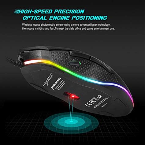 Eeekit One Handed Wired Gaming Keyboard And Mouse Combo Mechanical