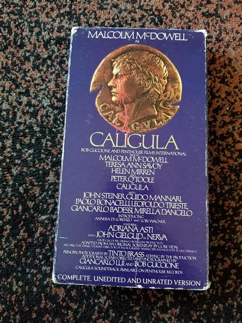Caligula Vhs Mcdowellmalcolm Movies And Tv