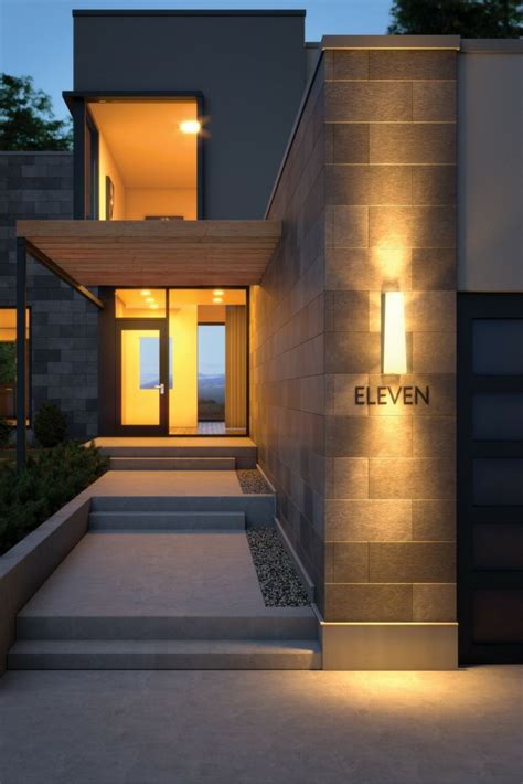 Modern Home Exterior Lighting Ideas Installation Gallery Outdoor