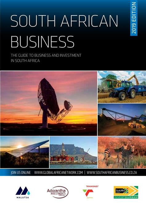South African Business 2019 By Global Africa Network Issuu