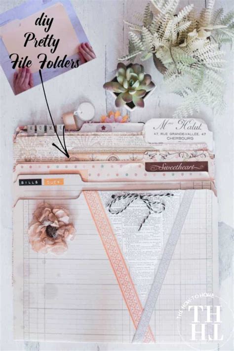 Diy Pretty File Folders The How To Home