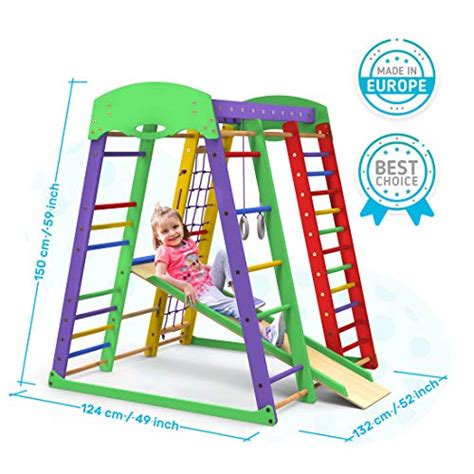 Indoor Playground Toddler Climber Slide Kids Jungle Gym Playset