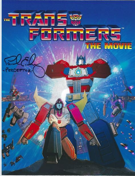 Paul Eiding Voice Actor The Transformers Signed 85 X 11 Photo Perceptor Ebay