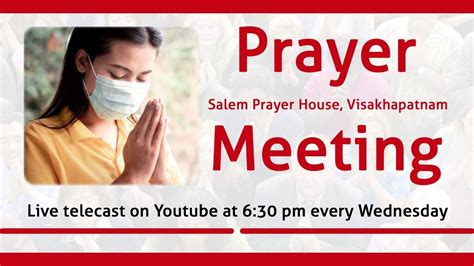 Prayer Meeting Live 1st July 2020 Youtube