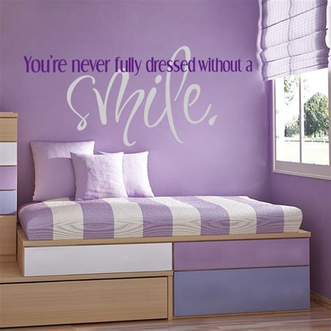 Check spelling or type a new query. You're never fully dressed without a smile - Quotes - Wall ...