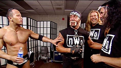 Pro Wrestling Flashback The Rock Meets The Nwo For The First Time