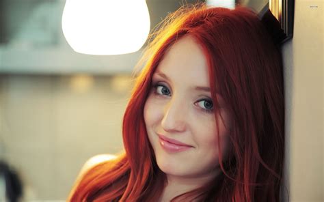 Michelle H Pretty Smile Redheads Celebrity Wallpapers