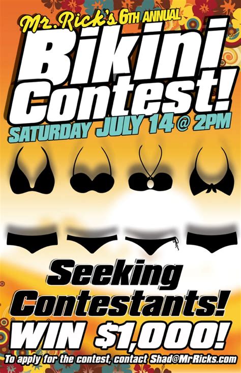 Th Annual Bikini Contest Mr Ricks