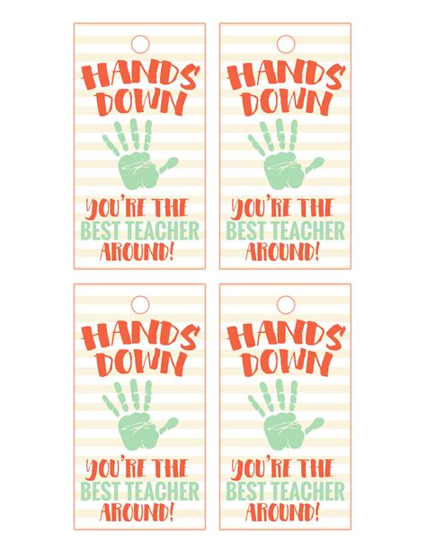 Teacher Appreciation Free Printable Tags Get Your Hands On Amazing Free Printables
