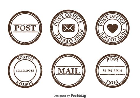 Postage Stamp Vector 119007 Vector Art At Vecteezy