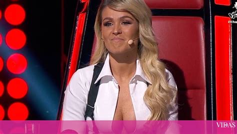 É considerada a voz do soul português. Aurea exibe decote ousado na gala do 'The Voice Portugal ...
