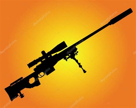 Sniper Rifle — Stock Vector © Mayboro 6663032