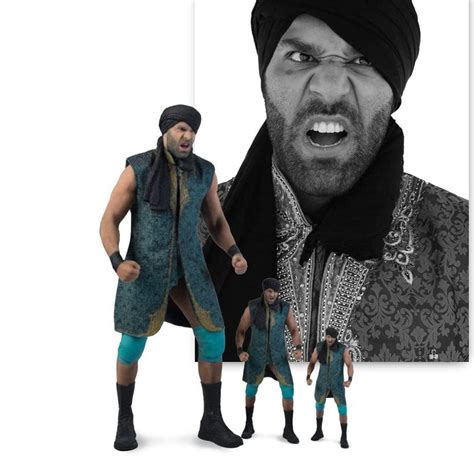 2017 Wwe Staramba 3d Printed Statues Jinder Mahal Wrestling Figure