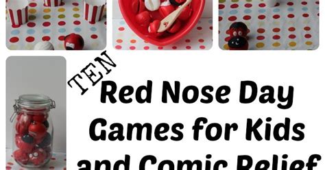 Red Nose Day Games For Kids And Comic Relief Play And Learn Every Day