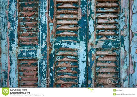 Weathered Blue Shutters Stock Image Image Of Reef Weathered 48934073