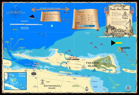 Paradise Island Island Map Publishing
